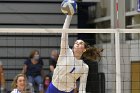 VB vs WSU  Wheaton Women's Volleyball vs Worcester State University. - Photo by Keith Nordstrom : Wheaton, Volleyball